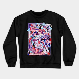 geometric Crewneck Sweatshirt